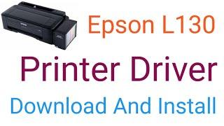 How To Epson L130 Printer Driver Download And Install