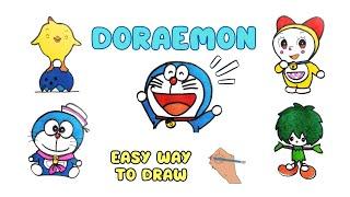  Doraemon Comes To Life  | Easy Doodle Drawing Tutorial for Beginners 