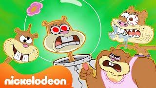 Губка Боб | 30-минутная подборка самых странных моментов с Сэнди! | Nickelodeon (Россия)