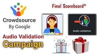 Announcement for Google Swag || Google Crowdsource Audio Validation Campaign