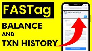 How to Check Fastag Balance And Transaction History | Fastag Balance And Transaction History