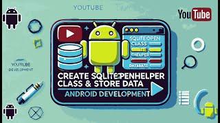 Create SQL database in Android using SqliteOpenHelper