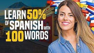 Learn Spanish in 45 minutes! The TOP 100 Most Important Words - OUINO.COM