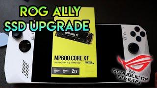 Asus Rog Ally 2TB SSD Upgrade Tutorial