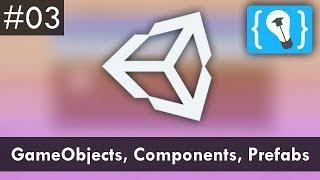 Unity Tutorial Deutsch / German #3 - GameObjects, Components und Prefabs