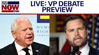 NEWS 10/1: VP Debate Previews, Walz, Vance to face off in VP debate tonight | LiveNOW from FOX