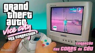 GTA Vice City (Sky Correction) - Dreamcast Gameplay - CRT