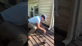 How This Downspout Caused A MAJOR Roof Leak