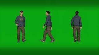 3d man walk green screen people 3d render animation full hd 1080 buy in telegram bio