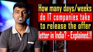 How much time does it take for an IT company to release the offer letter |Telugu | 2022 Software lyf