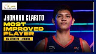 Jhonard Clarito wins Most Improved Player | PBA Season 48 Leo Awards