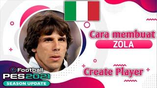 Tutorial cara membuat Zola di PES 2021. Create Player PES 2021