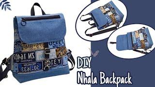 DIY Cara Membuat Tas/Nhala Backpack Pattern & Tutorial
