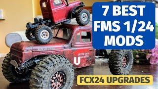 7 best upgrades for the FMS FCX24 1/24 Mini Crawler