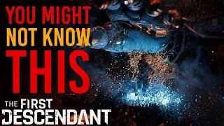 Tips and Things I WISH I KNEW EARLIER | The First Descendant