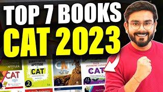 Top 7 BOOKS for CAT PREPARATION | Crack CAT 2023 without COACHING