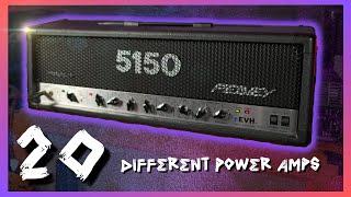 POWER AMPS MATTER! - 5150 Preamp through 20 different power amps!