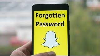 Forgotten Snapchat Password | Snapchat Password Reset