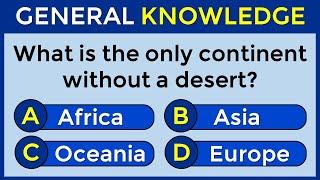 How Good Is Your General Knowledge? Take This 40-question Quiz To Find Out! #challenge 27