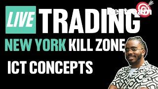Live Trading Pre-NY Killzone ICT Concepts 06/12/24