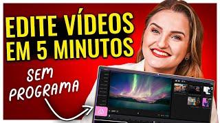 EDITAR VÍDEO PARA O YOUTUBE NUNCA FOI TÃO FÁCIL! (rápido e sem programas)