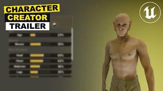 How To Make An Advanced Character Creator In Unreal Engine 5 Trailer