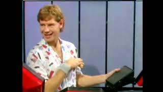 Bill Bruford demonstrates Simmons on Microlive in 1984