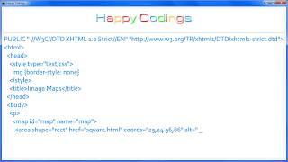 HTML | Image map area