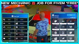 QB/ESX New Mechanic  JOB *FREE* | FiveM Roleplay Scripts | FiveM Tutorial 2023 | MJ DEVELOPMENT