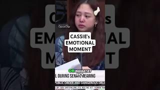 Cassie Can't Help But Cried When Senators talk about Her Mom #shorts #short #news  #reels #tiktok