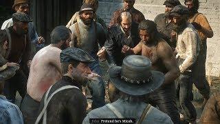 Red Dead Redemption 2 - Charles Street Fighting Cutscene (RDR2 2018)