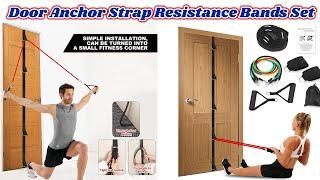 Door Anchor Strap Resistance Bands Set, Multi Point Door Anchor Exercise Bands Set