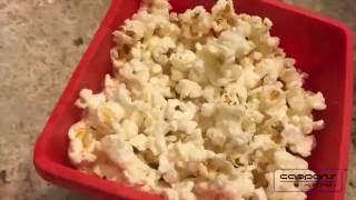 Microwave Silicone Popcorn Popper - Make Healthy Popcorn at Home in Under 5 mintues!