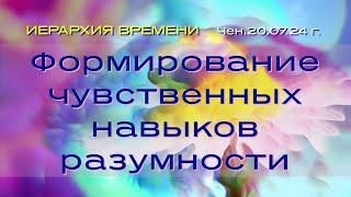 Софоос.чен.20.07.2024 г. Иерархия Времени. Формирование чувственных навыков разумности.