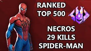 Necros Spider-man #1 WORLD (Spider-Islands) Ranked TOP 500 | Marvel Rivals POV