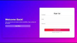 How to Build a Signup Page Using HTML and CSS | Step-by-Step Tutorial