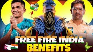 BIGGEST BENEFITS OF FREE FIRE INDIA LAUNCH FOR INDIAN PLAYERS 