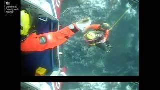 Injured fisherman rescued amidst choppy seas by Stornoway Coastguard helicopter