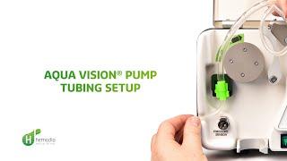 AQUA VISION® PUMP TUBING SETUP