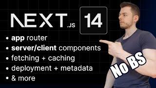 The Most Efficient Next.JS 14 Beginner Tutorial (TypeScript, App Router, React Server Components)