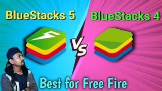 BlueStacks 4 Vs BlueStacks 5 | Best Emulator For Free Fire