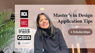 Masters in Design-Application Tips (Study Abroad)