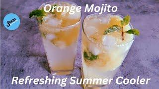 ORANGE MOJITO || REFRESHING SUMMER COOLER || SUMMER DRINK || 3Gens Kitchen