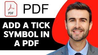 How to Add a Tick Symbol in a PDF in 2024 | PDF Tutorial