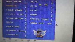 Unlocking Level Select in Sonic 3