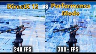 Performance Mode vs DirectX 12 - GTX 1660 Super Fortnite Season 5 | Low Settings 1080p