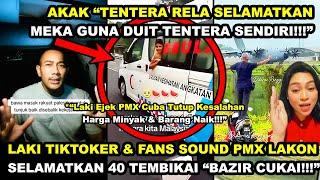 TIKTOKER & F4NS SOUND PMX LAKON SELAMATKAN 40 P4LESTlNE "BAZIR CUKAI AKU" | AKAK "GUNA DUIT TENTER4"