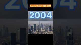 Evolution of Dubai city from 1950 to 2024 | history of Dubai city | Evolution of Dubai #dubai#shorts