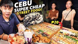 Super CHEAP Eats in CEBU! 10 Pinakamurang Street Food sa Carbon Night Market! 5 PESOS LANG?