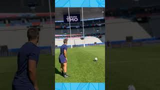 Thomas Ramos Captains Run Kick @rugbybricks RBVortex Low Cut Kicking Tee 76mm | NZ Made